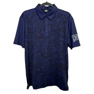 PXG Mens NWT Comfort Fit Fairway Camo Polo Shirt SMALL Blue Parson Xtreme Golf